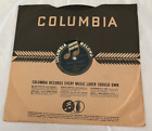 PRINCE'S ORCHESTRA 1918 EASTER CHIMES 78rpm-COLUMBIA PRIZE #A 1946 &  SLEEVE