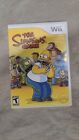 The Simpsons Game (Nintendo Wii, 2007) EA Game With Manual  and Poster- Tested