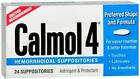 Calmol 4 Hemorrhoidal Suppositories - 24 each, 1 Pack