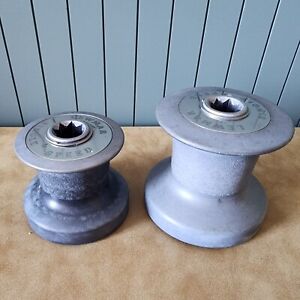 Set of two Lewmar Sailboat Winches no. 6 Single Speed & no. 7 Single Speed