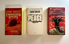 Gene Wolfe Lot of 3 Books - Endangered Species / Peace / Fifth Head of Cerberus