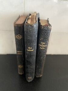 Vintage Red Letter New Testament Psalms And Prayer Books Pocket