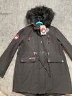 CANADA WEATHER GEAR Women's Faux Fur Winter Parka/Coat Black XL