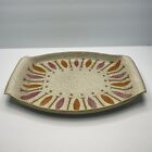 Red Wing Pottery Pepe Serving Platter Tray MCM Retro 2A Orange Avocado Green