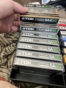 Lot Of TDK SA90  SA-X 90 Type II High Bias Audio Cassette Tapes Super Avilyn