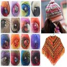 SALE 1ballx50g Soft Chunky Colorful Hand Knitting shawl scarf Sweater Wool Yarn