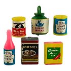 New ListingLot of 6 Vintage Dollhouse Miniature Food Groceries Heinz Hormel Cream of Wheat