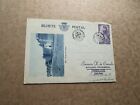 New ListingPortuguese India 1956 Postal Card (A) Special Cancel +Addressed +Saint +Castle