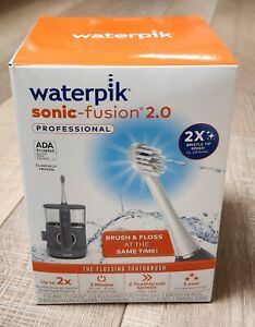 BNIB Waterpik Sonic-Fusion 2.0 100 PSI Water Flosser - White/Chrome