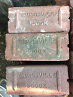 Paving Brick Youngsville Block Vintage Red Heavy Thick Old Vintage Salvage Retro