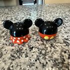 New In Box Disney Mickey and Minnie Mouse Ears Salt and Pepper Shakers