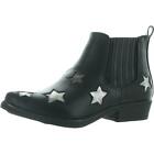 Seven7 Womens Rockstar Faux Leather Block Heel Ankle Boots Shoes BHFO 0410