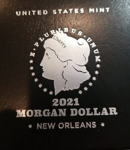 2021 o Morgan Dollar Superb Gem Matte Proof, box w/coa Highly Collected