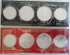 1976 CANADA XXI OLYMPICS MONTREAL 4 SILVER COIN SETS  (2)
