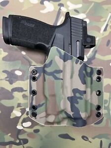 M81 Woodland Kydex Holster for Sig P365 XL  MACRO Streamlight TLR-7 sub 1913