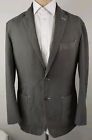 Corneliani ID Men Unlined Cotton-Silk Gray Birdseye 2 Button Sport Coat Size 40R