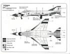 Warbird USAF Thunderbirds, 1972-73 Team, F-4E Phantom II Decals 1/72 005 //