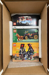 LEGO Lot 40601 Majisto's Workshop 40603 Winter Carriage 40681 Retro Food Truck