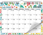 Small Wall Calendar 2024-2025, (8X6