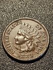 1883 Indian Head Cent Penny Lustrous Ch AU, Obverse Lamination
