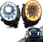 VLAND Pair LED Headlights For 2014-2018 Mini Cooper F56 W/Startup Animation DRL (For: Mini)