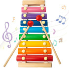 Xylophone for Kids, Xylophone Musical Toy with Child Safe Mallets Educational Mu