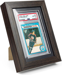 PSA Graded Card Display Frame, Walnut Frame for PSA Card, Sport Card Display Cas