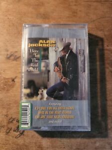 Alan Jackson  Here In The Real World  FACTORY SEALED  Cassette Tape   