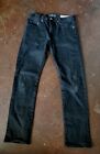 Gap Jeans mens 30x28 1969 Kaihara Japanese Selvedge Slim Black Denim