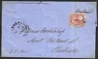 CANADA #15i on 1859 Folded Cover Montreal to Sherbrooke