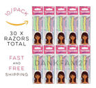 **DISCONTINUED** KAI Touch 'N Brow Razor 10 x 3 packs (30 total) LAST FEW LEFT