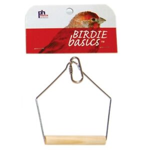 Prevue Hendryx Birdie Basics 4x5  Wood Bird Swing  **USA SELLER** Bird Toy