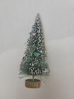 BOTTLE BRUSH TREE Vintage 5 inch Mini Christmas tree sequins sparkles