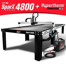 STV CNC SparX-4800 4x8 Plasma Cutting Table + Hypertherm Powermax45 XP Machine