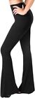 SATINA Palazzo Pants for Women - Buttery Soft High Waisted Flare Pants -XXL