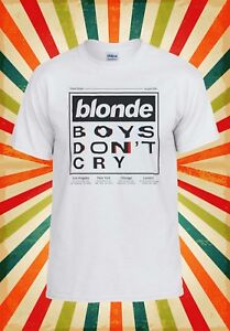 Blond Boys Don't Cry Frank Ocean Men Women Vest Tank Top Unisex T Shirt 1979