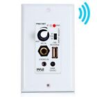 PyleHome PWA15BT Bluetooth In-Wall Receiver - Wall Plate Audio Control Amplifier