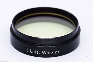 leica leitz rare black lens filter 0 yellow for xenon summarit 50 1.5 c9