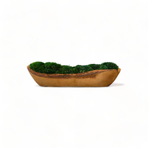 Olive Wood Moss Bowl 12