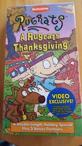 Rugrats - A Rugrats Thanksgiving (VHS, 1997) Nickelodeon Nick Double Length NEW