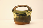 Roseville Dogwood Smooth Circa 1920 Console Bowl with Handle