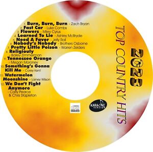 CUSTOM KARAOKE 2023 TOP COUNTRY 12 GREAT SONGS cdg CD+G HARD-TO-FIND LUKE LAINEY