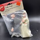 New Old Stock Wilton Reluctant Groom Bride and Groom Wedding Cake Topper Funny