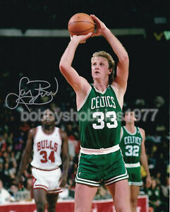 Larry Bird HOF Boston Celtics Signed 8x10 Autographed Photo REPRINT