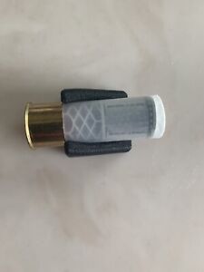 Shotgun shell holder, match saver, 1 round speed load - 12 gauge Black
