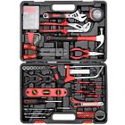 218 Piece Tool Kit, Tool Set Mechanics Kit, Portable Tool Box Set with Saw Ad...