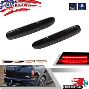 For 08-14 Mini Cooper Clubman R55 Brilliant Smoke LED Tail Brake Light Lamps kit (For: More than one vehicle)