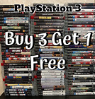 Buy 3 Get 1 FREE📦- Sony PlayStation 3 PS3 Games - Tested & Resurfaced Lot