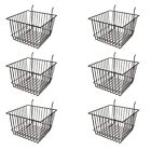 Deep Wire Storage Baskets For Gridwall and Slatwall Dimensions: 12