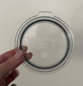 Yeti Cup Lid Clear Replacement Straw Lid NO STRAW Rambler 30oz Cup Cover Mug